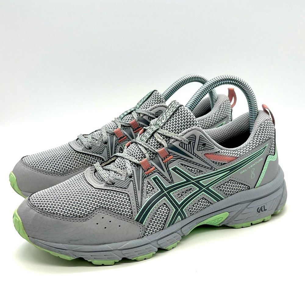 Asics Gel Venture 8 Womens Running Shoes Gray Size 9W Athletic Sneakers 1012B231